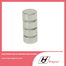 Permanent Sintered Rare Earth Cylinder Neodymium Iron Boron NdFeB Magnet